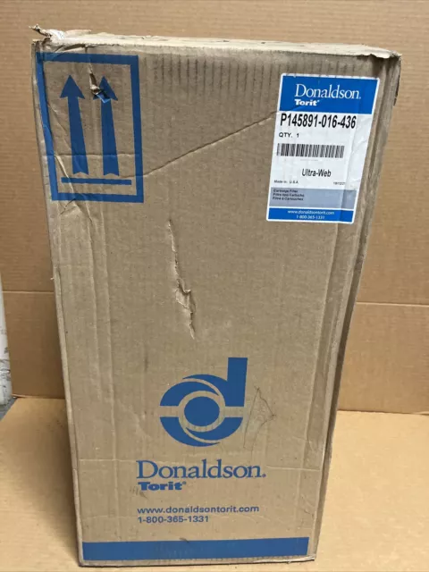 New Donaldson Torit Ultra-Web Cartridge Filter P145891-016-436 Warranty!