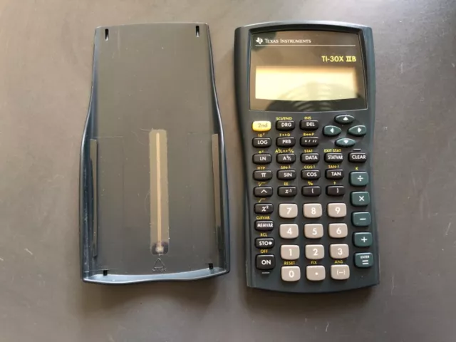 calculator calculatrice TEXAS INSTRUMENTS TI-30X IIB ancienne vintage collection