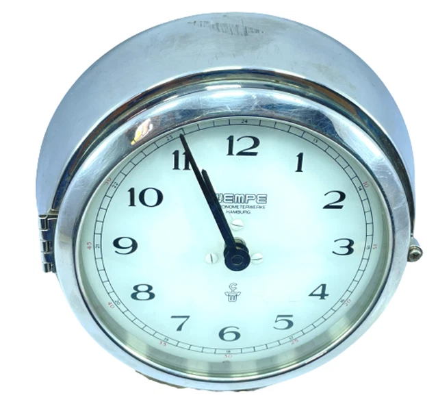 Wempe Chronometer Sklave Uhr 12V/24V Digital Elektrisch System Marine Captain