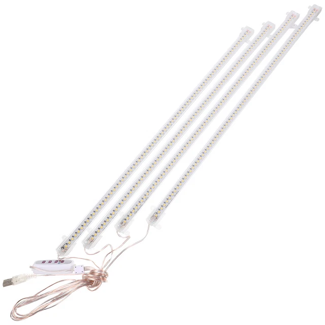Supporto per Piante con Luce di Crescita, Mensola 4 Ripiani con Timer 45 W 3