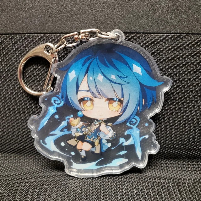 NEW GENSHIN IMPACT Xingqui Chibi Acrylic Keychain Kawaii Anime Boy Game