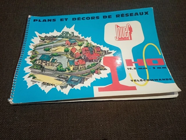 LIVRE OU NOTICE train électrique Jouef plans de réseaux HO SNCF vintage