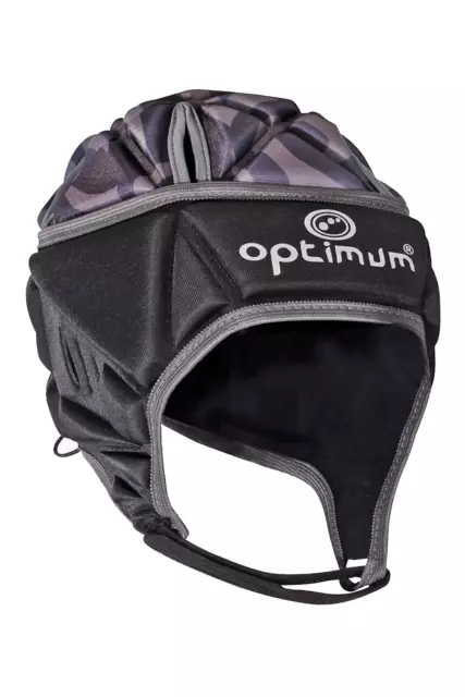 Optimum Razor Headguard Silver Rugby Protective Gear Scrum Cap Kids Adult Sizes