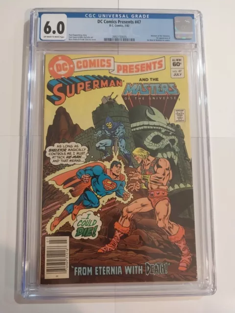 DC Comics Presents #47 He-Man Skeletor 1st Appearance DC 1982 1st Print CGC 6.0
