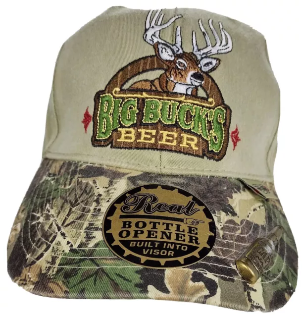 Big Bucks Beer Hunter Pop a Top Hat Bottle Cap Opener Camo Deer by Capsmith