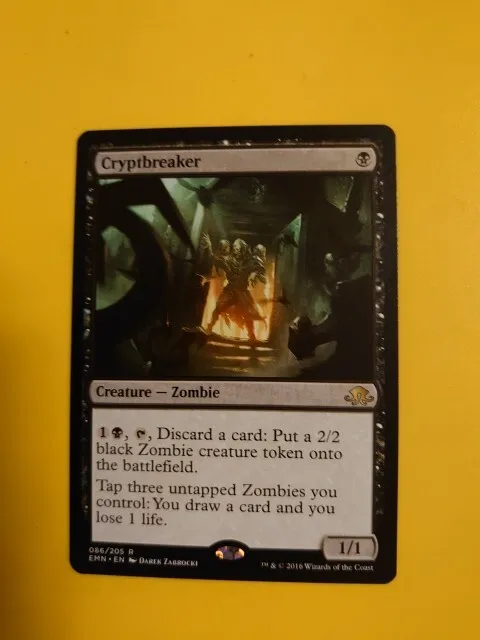 MTG Card.  Cryptbreaker  rare Zombie  Eldritch moon