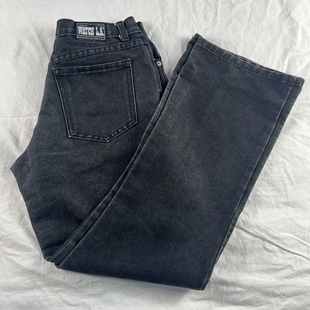 Vintage Watch L.A. Women’s Jeans Black Wash 9/10 Boot Cut