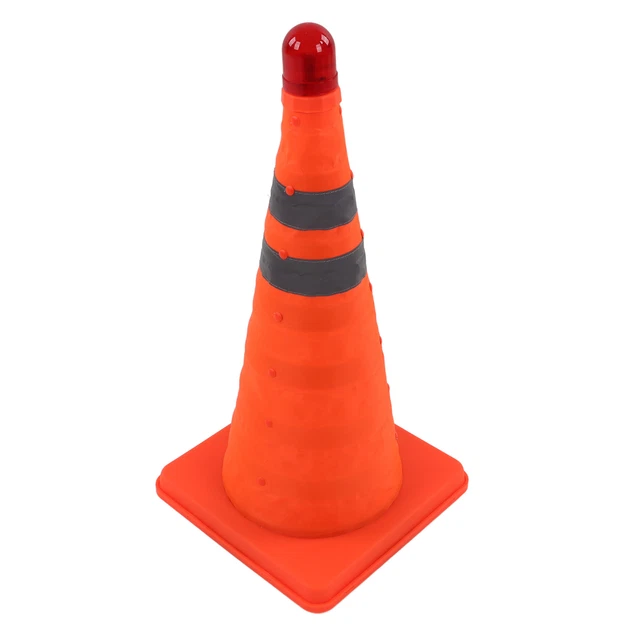 Cono di sicurezza stradale pieghevole 4 pz cono traffico pieghevole 18 pollici arancione