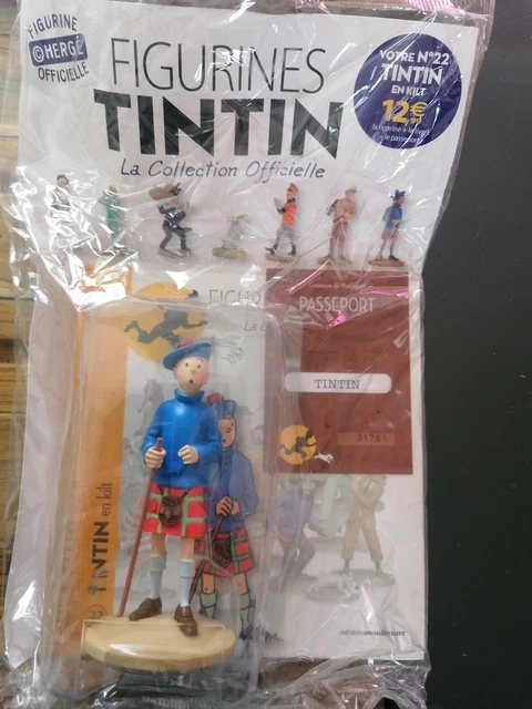 Figurine Tintin Cow-boy - Collection Officielle Hergé - Numéro 30 - Résine