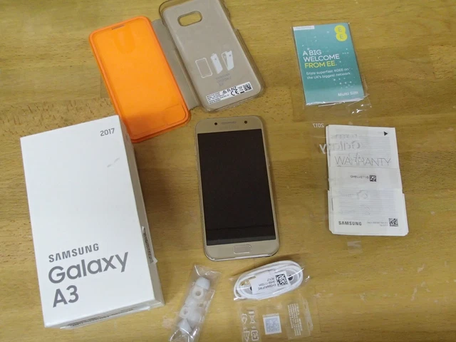 Samsung Galaxy A3 16GB Gold Locked to EE