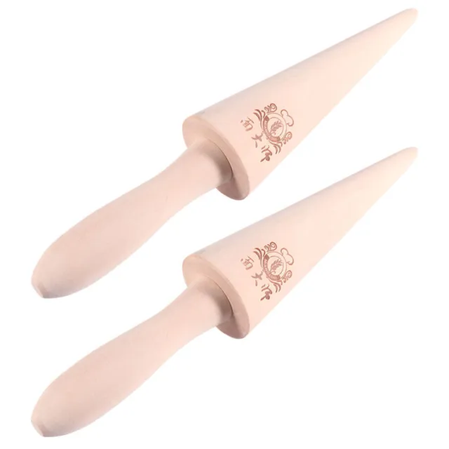 2 Pcs Cream Horn Molds Egg Cone Roller Fashion Design Tapered