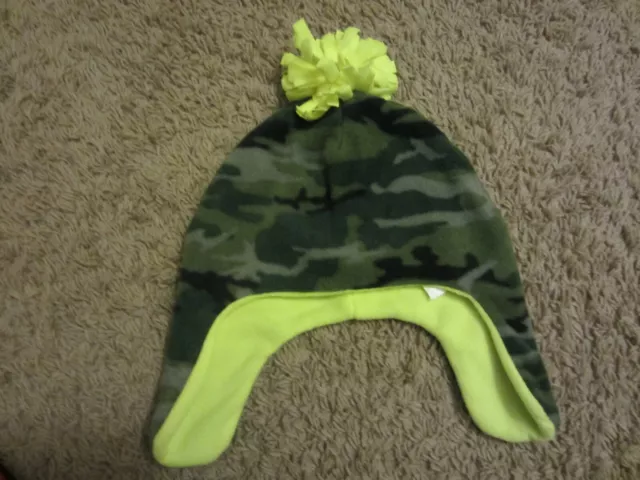 NWT The Children's Place fleece hat- size 4-7 yrs - camoflauge 