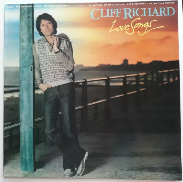 Cliff Richard  -  Love Songs                                Original Uk Vinyl Lp