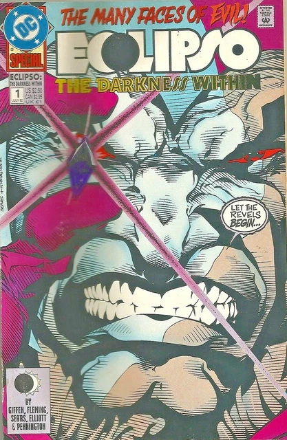 Eclipso  The Darkness Within  #1 Gem Variant   Dc  Giant-Size  1992   Nice!!!