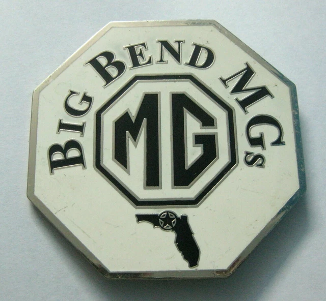 Voiture Badge-Big Courber Mgs Club Grill Badge Emblème Logos Métal Email