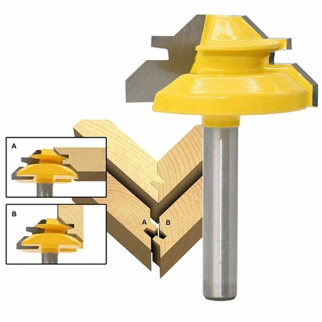 Stock de verrouillage à bits de routeur durable de haute qualité neuf 1 pièce