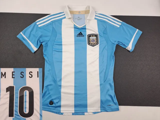 ARGENTINA  MESSI  HOME SHIRT FOOTBALL SOCCER JERSEY ADIDAS size M