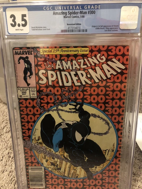 AMAZING SPIDER-MAN #300 - 1st Appearance VENOM Newsstand CGC 3.5 WHITE PAGES