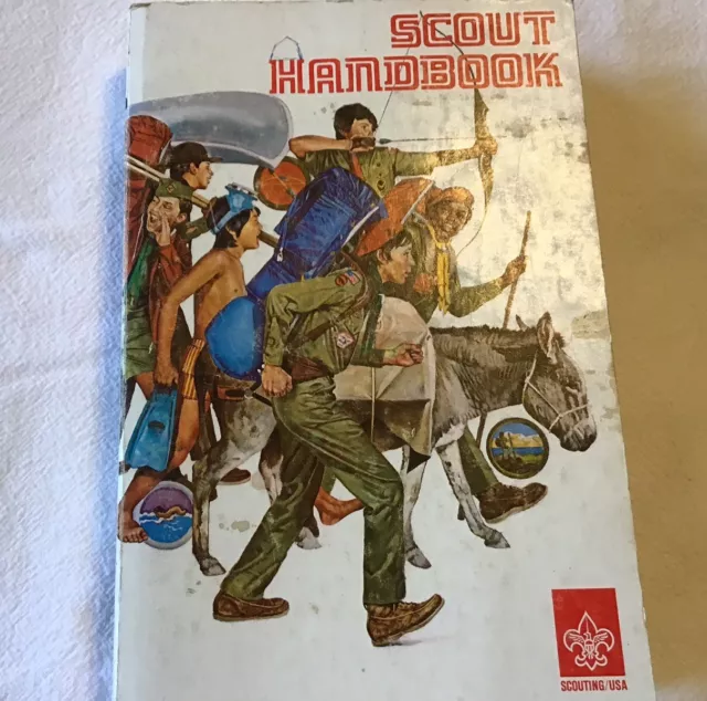 Scout Handbook From Boy Scouts Of America Copyright 1972