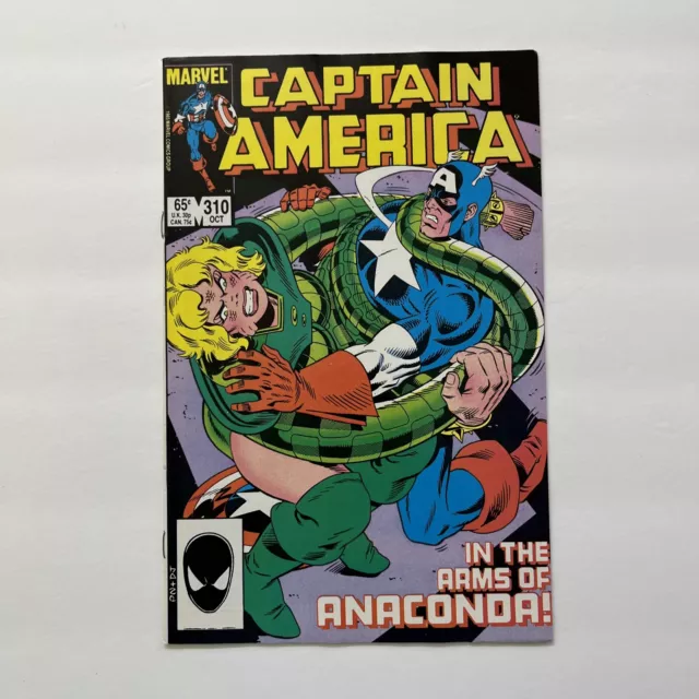 Captain America 310, Marvel Comic, Direct Sales Copy, Oct 1985