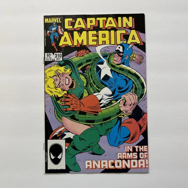 Captain America 310, Marvel Comic, Direct Sales Copy, Oct 1985