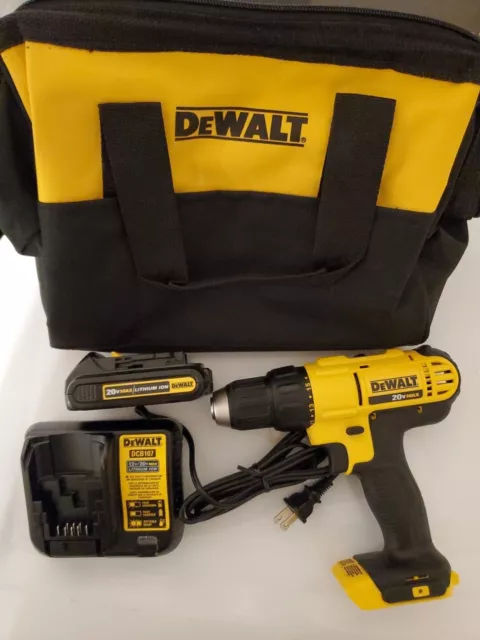 DEWALT 20V MAX  Drill Driver Kit w/ Battery (1.3 Ah) New Open Box