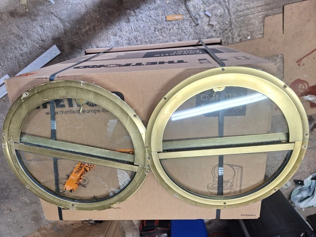 Narrowboat Windows 2 X 15 Inch Narrowboat Porthole Windows. £25.00 - PicClick UK