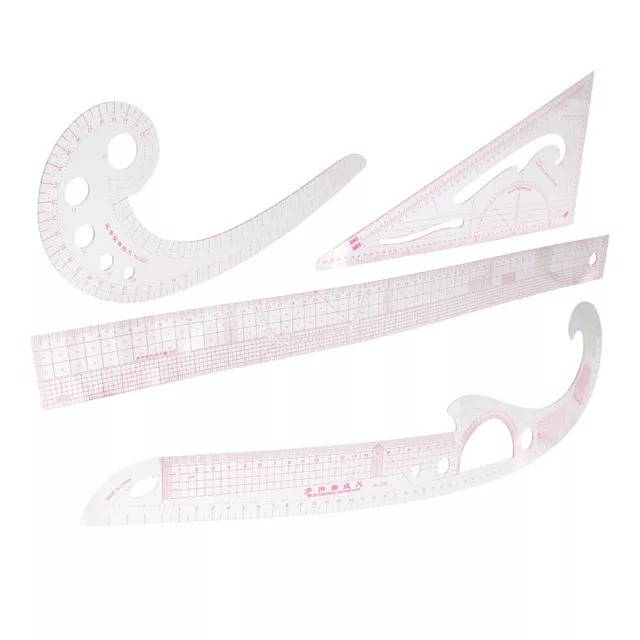 Soft French Curve Ruler Kit Patchwork Ruler Measure Dressmaking Drawing Template