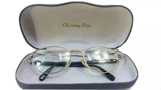 CHRISTIAN DIOR Vintage Gold wire frame eyeglasses MADE IN AUSTRIA 2888 43  54 18