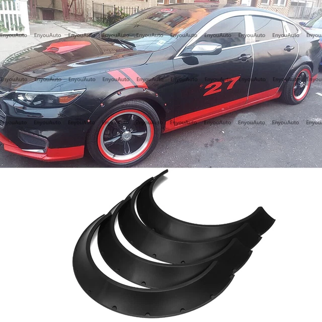 4X 33" For Chevrolet Sonic Universal Fender Flares Wheel Arches Wide Body Kit