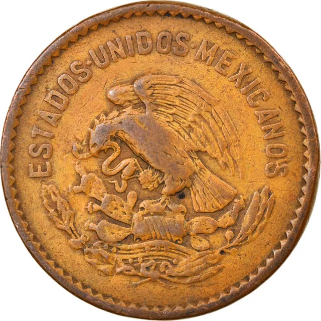 [#817727] Coin, Mexico, 5 Centavos, 1945, Mexico City, EF(40-45), Bronze, KM:424