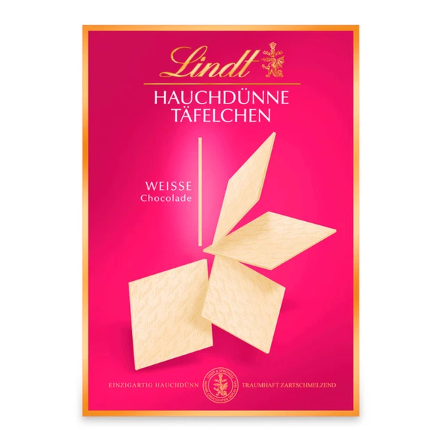 Lindt Sottilissimi Tavolette Bianchi Zartschmelzende Schokolade 125g