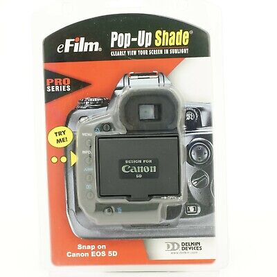 eFilm Pop-Up Shade Pro Series para Canon EOS 5D DSLR