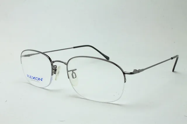 Vintage Marchon Flexon 196 Gunmetal Eyeglasses Size:53-20-140