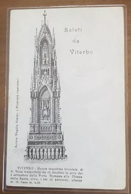 Viterbo-Saluti da Viterbo fp,vg,1912