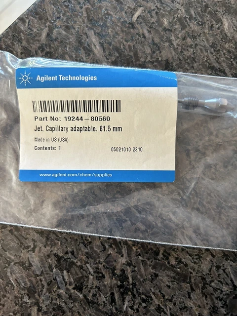 NEW!! Agilent Jet, Capillary Adaptable 61.5mm