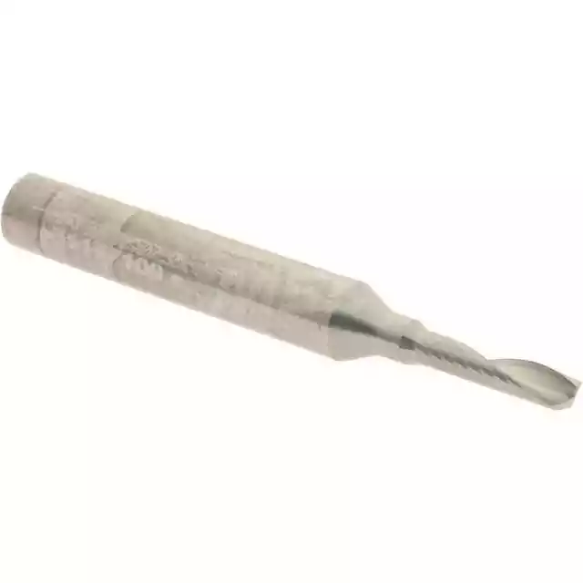 Accupro OCSFA12544 Spiral Router Bit: 0.125" Dia, 0.5" LOC, 1/4" Shank, Upcut