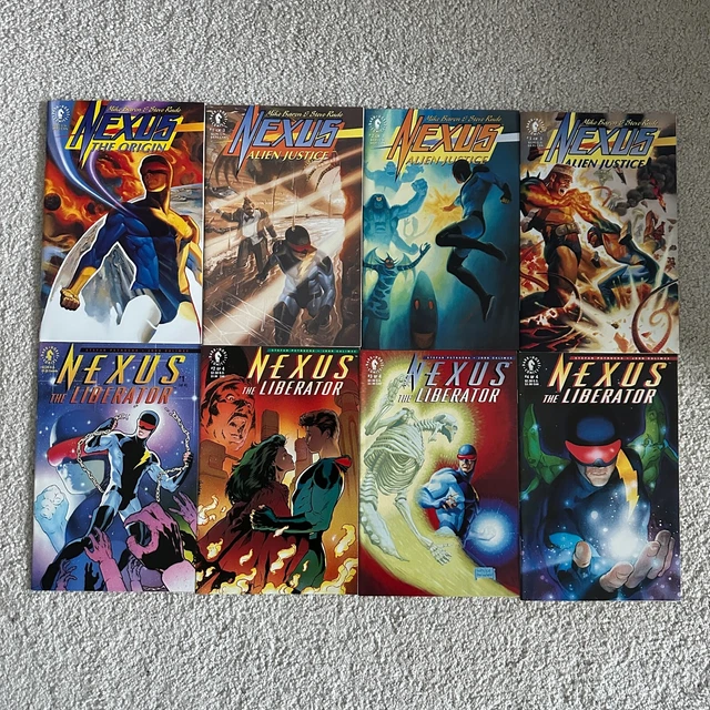 Dark Horse Comics NEXUS Lot Alien Justice #1 2 3 The Liberator 1-4 & The Origin