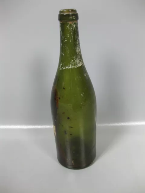 alte Apotheker Flasche Fischtran Merklingen Baden Württemberg Glas antik um 1900 3