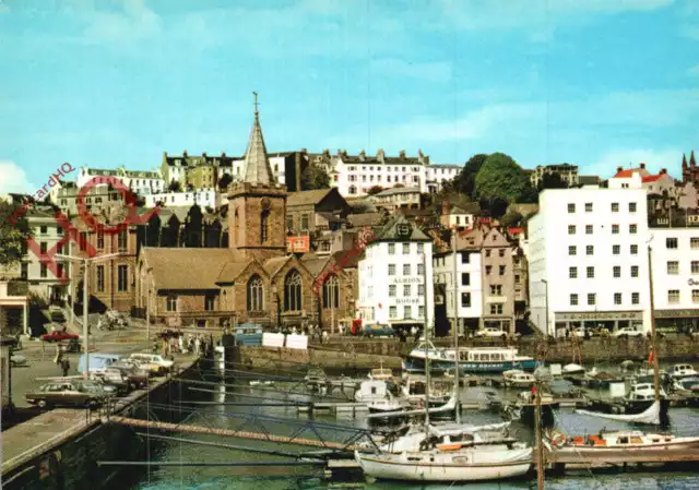 Picture Postcard: Guernsey, Town Church and Marina, St. Peter Port