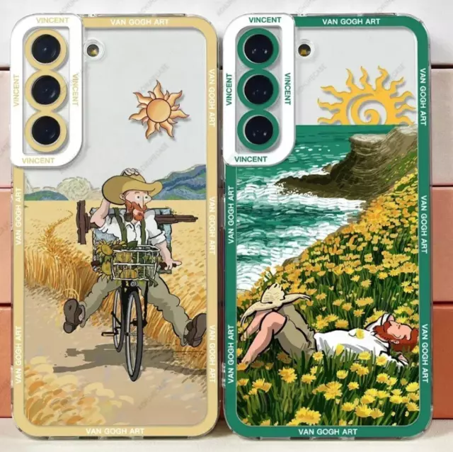 Art Painting Sceney Landscape Coque Cover Case For Samsung Galaxy S24 S23 S22 A