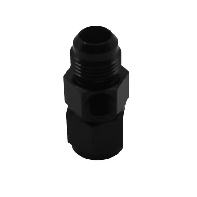 Adaptateur de port latéral de capteur de jauge en alliage d'aluminium AN8-1 /