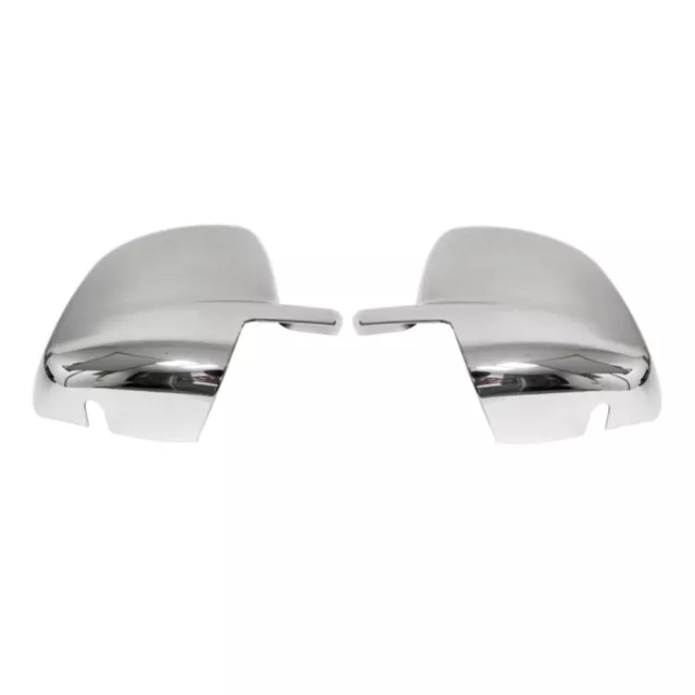 Spiegelkappen Spiegelabdeckung für Fiat Qubo 2008-2021 Chrom ABS Silber 2tlg