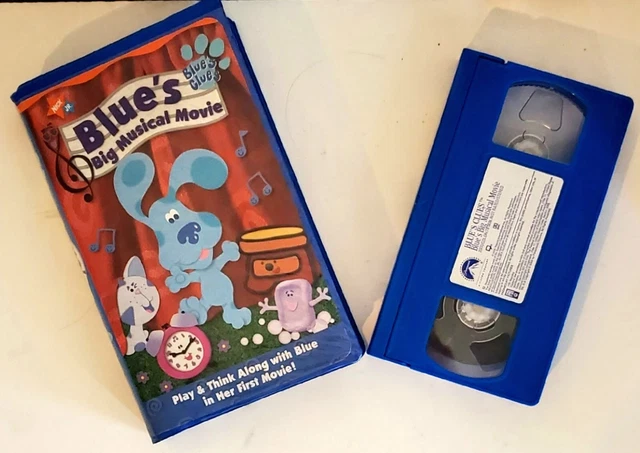 Blues Clues Blues Big Musical Movie Vhs 2000 8 87 Picclick Uk