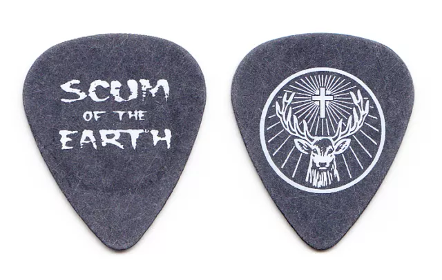 Rob Zombie Mike Riggs Scum of the Earth Jagermeister Gray Tour Guitar Pick