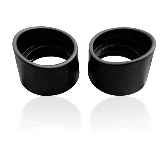 2Pcs Eye Guards Stereo Microscope Binoculars Telescope Eyepiece Rubber Eye Cups