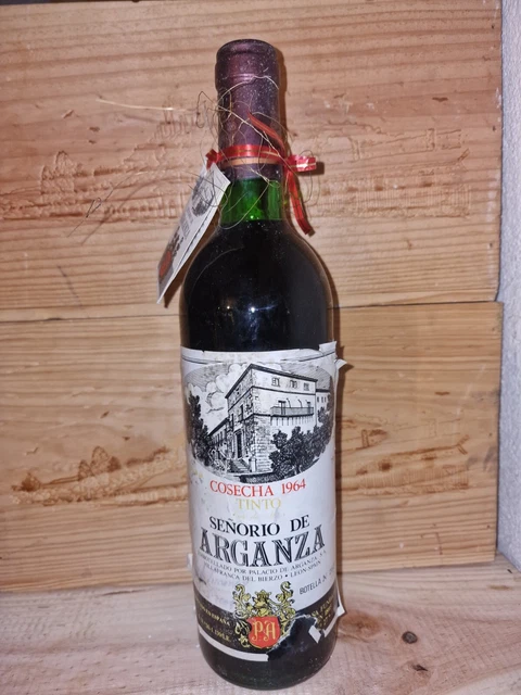 1X 1964 PALACIO DE ARGANZA. DIFÍCIL DE ENCONTRAR. BIERZO. Vino