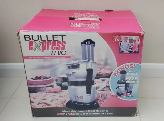 Bullet Express Trio Food Processor Meal Maker Mixer Juicer Express Machine