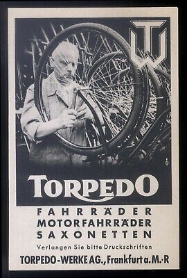 blechschild torpedo fahrräder weilwerke frankfurt rödelheim micky waue
