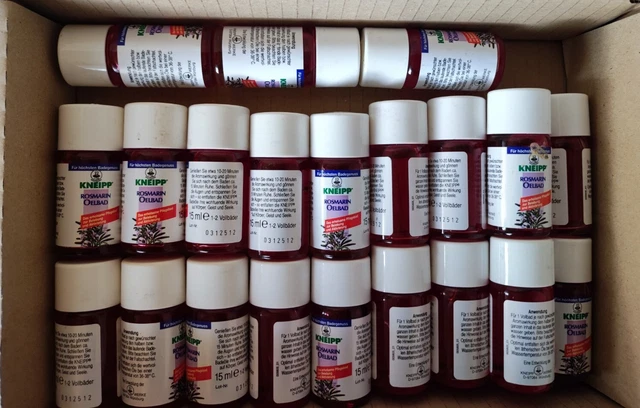 20 x KNEIPP Pflegebad & Ölpflegebad Rosmarin 15ml NEU & OVP